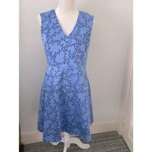 Draper James Blue Floral Midi Dress